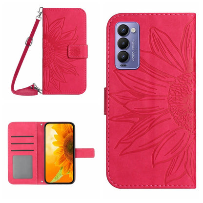Skin Feel Sun Flower Pattern Flip Leather Phone Case with Lanyard, For Infinix Note 10, For Infinix Note 10 Pro, For Infinix Note 11, For Infinix Note 11 Pro / Note 11s, For Infinix Note 12 G96, For Infinix Smart 6, For Tecno Camon 17 Pro              ...