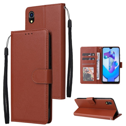 Multifunctional Horizontal Flip Leather Case with Three Card Slot, For OPPO A15 / A15s / A35, For OPPO A5 / A3s / A12e / C1, For OPPO A37, For vivo Y31, For vivo Y91C / Y1s, For vivo Y53, For Xiaomi Redmi 10C