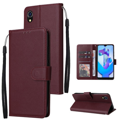 Multifunctional Horizontal Flip Leather Case with Three Card Slot, For OPPO A15 / A15s / A35, For OPPO A5 / A3s / A12e / C1, For OPPO A37, For vivo Y31, For vivo Y91C / Y1s, For vivo Y53, For Xiaomi Redmi 10C