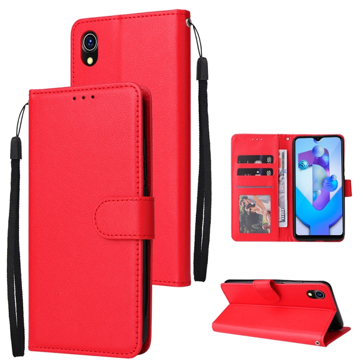 Multifunctional Horizontal Flip Leather Case with Three Card Slot, For OPPO A15 / A15s / A35, For OPPO A5 / A3s / A12e / C1, For OPPO A37, For vivo Y31, For vivo Y91C / Y1s, For vivo Y53, For Xiaomi Redmi 10C
