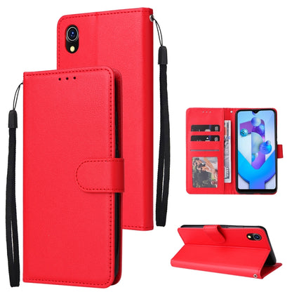 Multifunctional Horizontal Flip Leather Case with Three Card Slot, For OPPO A15 / A15s / A35, For OPPO A5 / A3s / A12e / C1, For OPPO A37, For vivo Y31, For vivo Y91C / Y1s, For vivo Y53, For Xiaomi Redmi 10C