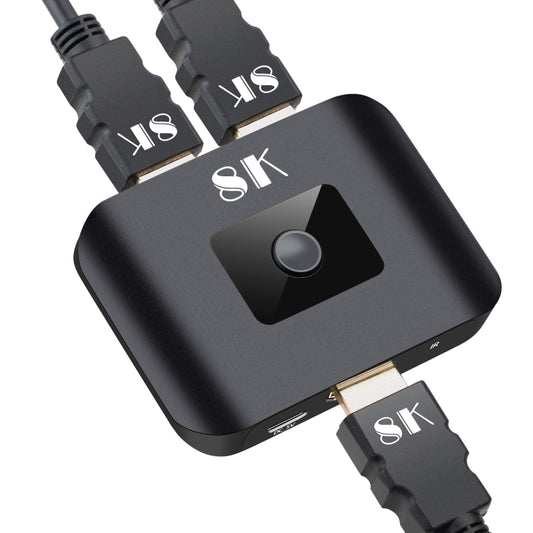 NK-H82 8K UHD HDMI 2X1 One-way Switch with Remote Control, NK-H82