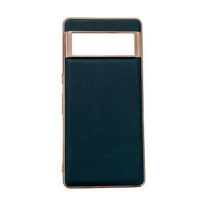 Waves Series Nano Electroplating Genuine Leather Phone Case, For Google Pixel 6, For Google Pixel 6 Pro, For Google Pixel 6a, For Google Pixel 7, For Google Pixel 7 Pro, For Huawei Enjoy 50 4G