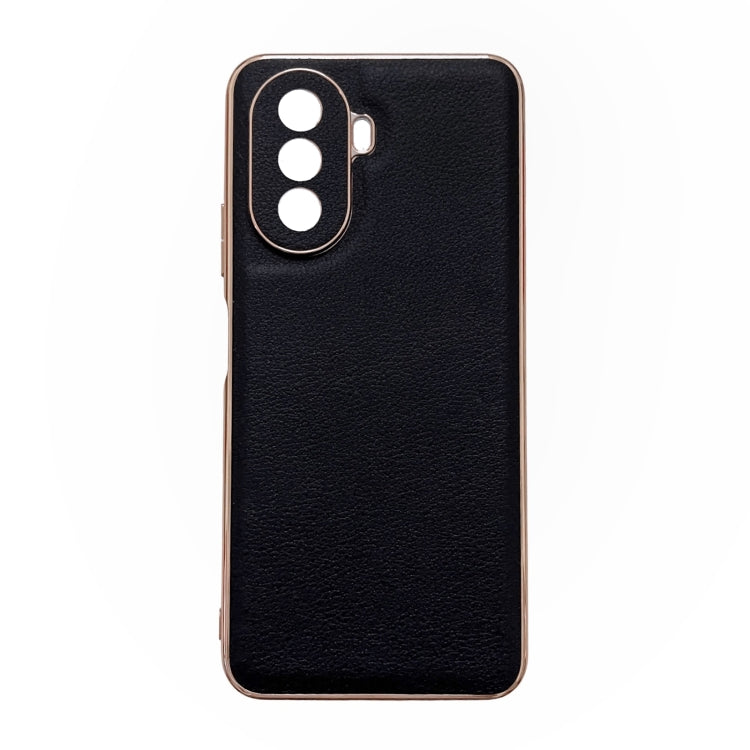Waves Series Nano Electroplating Genuine Leather Phone Case, For Google Pixel 6, For Google Pixel 6 Pro, For Google Pixel 6a, For Google Pixel 7, For Google Pixel 7 Pro, For Huawei Enjoy 50 4G