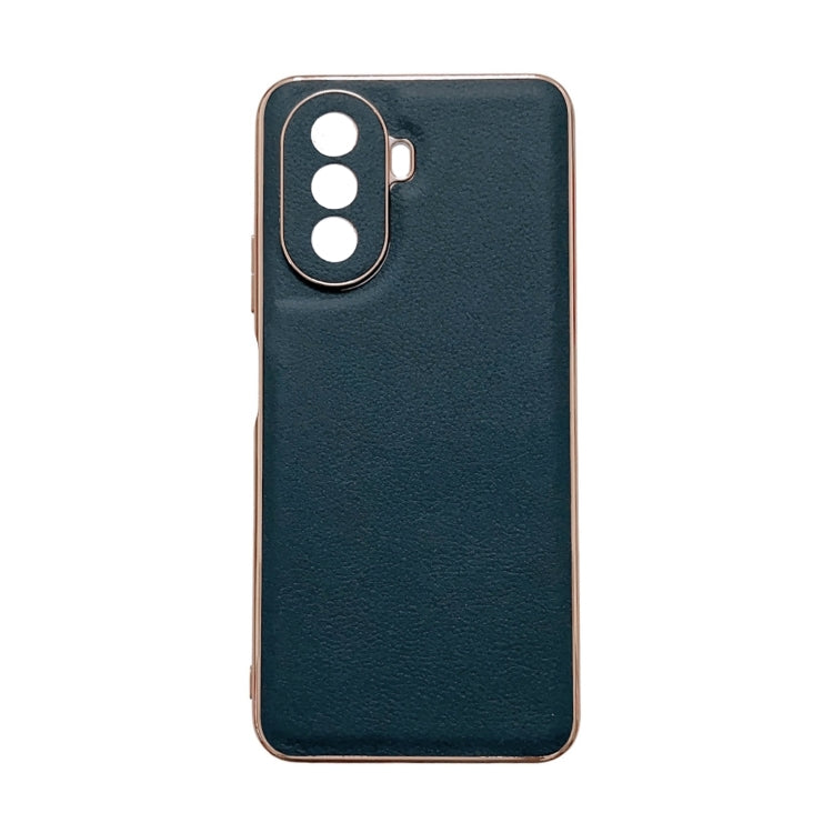 Waves Series Nano Electroplating Genuine Leather Phone Case, For Google Pixel 6, For Google Pixel 6 Pro, For Google Pixel 6a, For Google Pixel 7, For Google Pixel 7 Pro, For Huawei Enjoy 50 4G