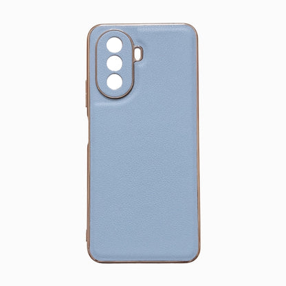 Waves Series Nano Electroplating Genuine Leather Phone Case, For Google Pixel 6, For Google Pixel 6 Pro, For Google Pixel 6a, For Google Pixel 7, For Google Pixel 7 Pro, For Huawei Enjoy 50 4G