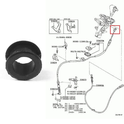 For Toyota Corolla 2003-2008 Car Automatic Transmission Gear Shifting Cable End Connector Bushing, For Toyota Corolla 2003-2008