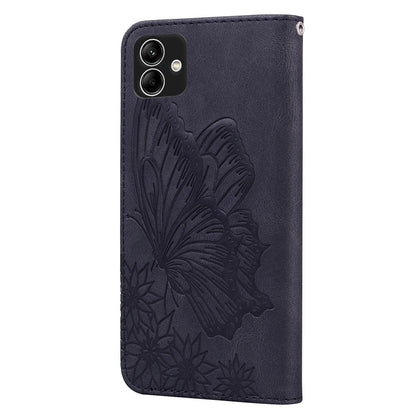 Retro Skin Feel Butterflies Embossing Horizontal Flip Leather Phone Case, For Samsung Galaxy A04, For Samsung Galaxy A14 5G, For Samsung Galaxy A23E, For Samsung Galaxy S23 5G, For Samsung Galaxy S23+ 5G, For Samsung Galaxy S23 Ultra 5G, For OPPO A17  ...