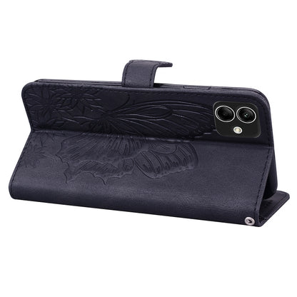 Retro Skin Feel Butterflies Embossing Horizontal Flip Leather Phone Case, For Samsung Galaxy A04, For Samsung Galaxy A14 5G, For Samsung Galaxy A23E, For Samsung Galaxy S23 5G, For Samsung Galaxy S23+ 5G, For Samsung Galaxy S23 Ultra 5G, For OPPO A17  ...