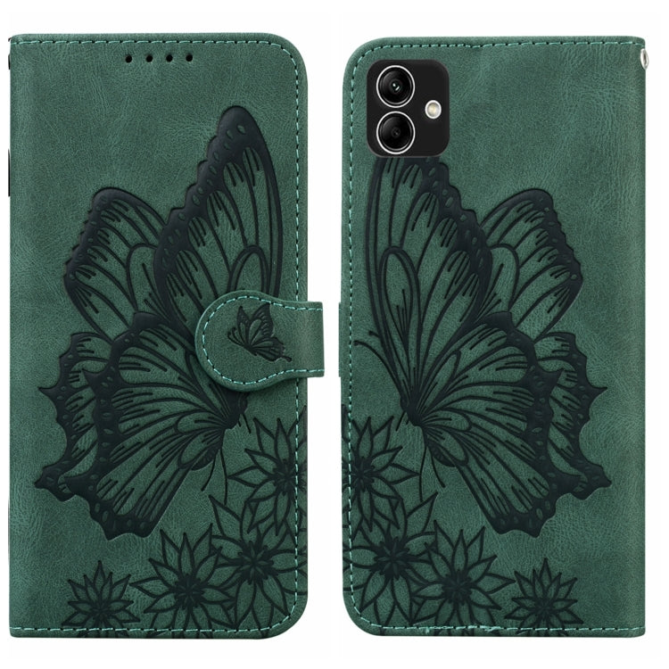 Retro Skin Feel Butterflies Embossing Horizontal Flip Leather Phone Case, For Samsung Galaxy A04, For Samsung Galaxy A14 5G, For Samsung Galaxy A23E, For Samsung Galaxy S23 5G, For Samsung Galaxy S23+ 5G, For Samsung Galaxy S23 Ultra 5G, For OPPO A17  ...