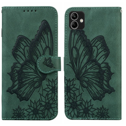 Retro Skin Feel Butterflies Embossing Horizontal Flip Leather Phone Case, For Samsung Galaxy A04, For Samsung Galaxy A14 5G, For Samsung Galaxy A23E, For Samsung Galaxy S23 5G, For Samsung Galaxy S23+ 5G, For Samsung Galaxy S23 Ultra 5G, For OPPO A17  ...