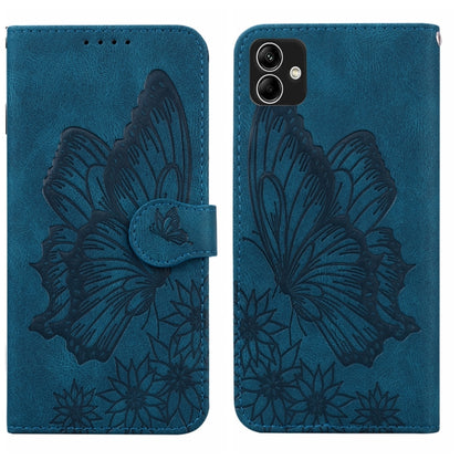 Retro Skin Feel Butterflies Embossing Horizontal Flip Leather Phone Case, For Samsung Galaxy A04, For Samsung Galaxy A14 5G, For Samsung Galaxy A23E, For Samsung Galaxy S23 5G, For Samsung Galaxy S23+ 5G, For Samsung Galaxy S23 Ultra 5G, For OPPO A17  ...