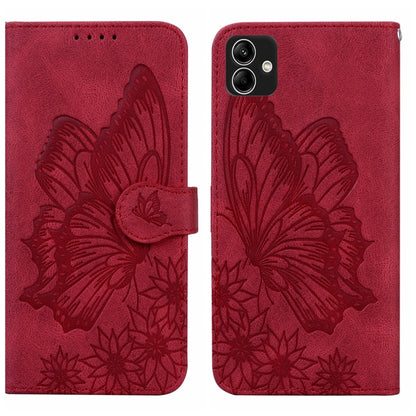 Retro Skin Feel Butterflies Embossing Horizontal Flip Leather Phone Case, For Samsung Galaxy A04, For Samsung Galaxy A14 5G, For Samsung Galaxy A23E, For Samsung Galaxy S23 5G, For Samsung Galaxy S23+ 5G, For Samsung Galaxy S23 Ultra 5G, For OPPO A17  ...