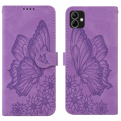 Retro Skin Feel Butterflies Embossing Horizontal Flip Leather Phone Case, For Samsung Galaxy A04, For Samsung Galaxy A14 5G, For Samsung Galaxy A23E, For Samsung Galaxy S23 5G, For Samsung Galaxy S23+ 5G, For Samsung Galaxy S23 Ultra 5G, For OPPO A17  ...