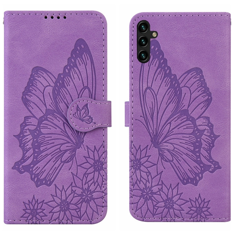 Retro Skin Feel Butterflies Embossing Horizontal Flip Leather Phone Case, For Samsung Galaxy A04, For Samsung Galaxy A14 5G, For Samsung Galaxy A23E, For Samsung Galaxy S23 5G, For Samsung Galaxy S23+ 5G, For Samsung Galaxy S23 Ultra 5G, For OPPO A17  ...