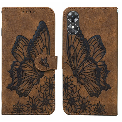 Retro Skin Feel Butterflies Embossing Horizontal Flip Leather Phone Case, For Samsung Galaxy A04, For Samsung Galaxy A14 5G, For Samsung Galaxy A23E, For Samsung Galaxy S23 5G, For Samsung Galaxy S23+ 5G, For Samsung Galaxy S23 Ultra 5G, For OPPO A17  ...