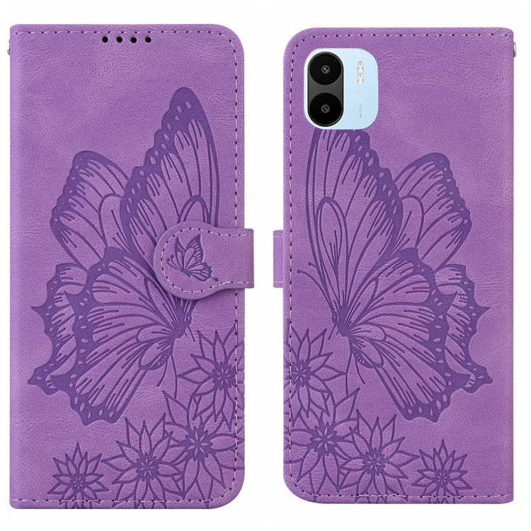 Retro Skin Feel Butterflies Embossing Horizontal Flip Leather Phone Case, For Samsung Galaxy A04, For Samsung Galaxy A14 5G, For Samsung Galaxy A23E, For Samsung Galaxy S23 5G, For Samsung Galaxy S23+ 5G, For Samsung Galaxy S23 Ultra 5G, For OPPO A17  ...