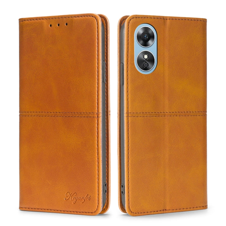 Cow Texture Magnetic Leather Phone Case, For OPPO A17, For Realme C33 4G, For vivo T1 Snapdragon 680/iQOO Z6 44W, For vivo V25 5G/V25e 5G, For vivo Y16 4G/Y02s 4G, For Sharp Aquos sense7 Plus, For Xiaomi Civi 2 5G, For Xiaomi Poco M5 4G