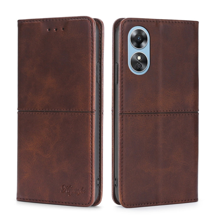 Cow Texture Magnetic Leather Phone Case, For OPPO A17, For Realme C33 4G, For vivo T1 Snapdragon 680/iQOO Z6 44W, For vivo V25 5G/V25e 5G, For vivo Y16 4G/Y02s 4G, For Sharp Aquos sense7 Plus, For Xiaomi Civi 2 5G, For Xiaomi Poco M5 4G