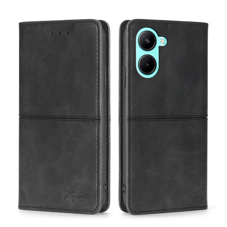Cow Texture Magnetic Leather Phone Case, For OPPO A17, For Realme C33 4G, For vivo T1 Snapdragon 680/iQOO Z6 44W, For vivo V25 5G/V25e 5G, For vivo Y16 4G/Y02s 4G, For Sharp Aquos sense7 Plus, For Xiaomi Civi 2 5G, For Xiaomi Poco M5 4G
