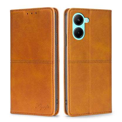 Cow Texture Magnetic Leather Phone Case, For OPPO A17, For Realme C33 4G, For vivo T1 Snapdragon 680/iQOO Z6 44W, For vivo V25 5G/V25e 5G, For vivo Y16 4G/Y02s 4G, For Sharp Aquos sense7 Plus, For Xiaomi Civi 2 5G, For Xiaomi Poco M5 4G