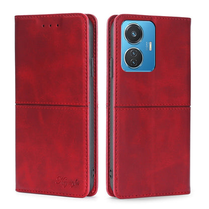 Cow Texture Magnetic Leather Phone Case, For OPPO A17, For Realme C33 4G, For vivo T1 Snapdragon 680/iQOO Z6 44W, For vivo V25 5G/V25e 5G, For vivo Y16 4G/Y02s 4G, For Sharp Aquos sense7 Plus, For Xiaomi Civi 2 5G, For Xiaomi Poco M5 4G