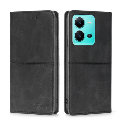 Cow Texture Magnetic Leather Phone Case, For OPPO A17, For Realme C33 4G, For vivo T1 Snapdragon 680/iQOO Z6 44W, For vivo V25 5G/V25e 5G, For vivo Y16 4G/Y02s 4G, For Sharp Aquos sense7 Plus, For Xiaomi Civi 2 5G, For Xiaomi Poco M5 4G