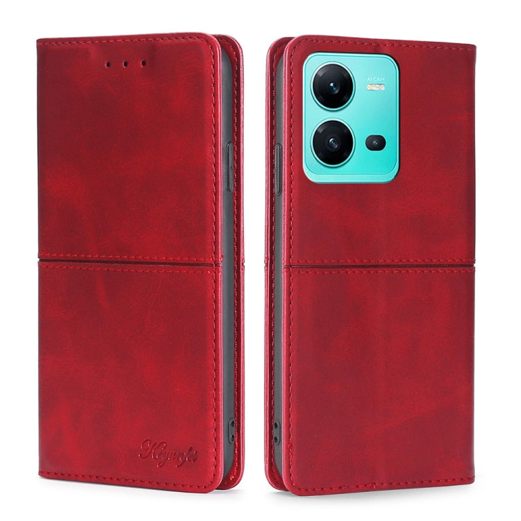 Cow Texture Magnetic Leather Phone Case, For OPPO A17, For Realme C33 4G, For vivo T1 Snapdragon 680/iQOO Z6 44W, For vivo V25 5G/V25e 5G, For vivo Y16 4G/Y02s 4G, For Sharp Aquos sense7 Plus, For Xiaomi Civi 2 5G, For Xiaomi Poco M5 4G