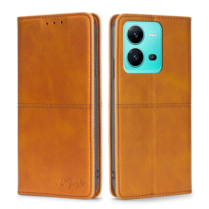 Cow Texture Magnetic Leather Phone Case, For OPPO A17, For Realme C33 4G, For vivo T1 Snapdragon 680/iQOO Z6 44W, For vivo V25 5G/V25e 5G, For vivo Y16 4G/Y02s 4G, For Sharp Aquos sense7 Plus, For Xiaomi Civi 2 5G, For Xiaomi Poco M5 4G