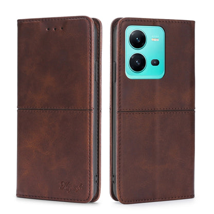 Cow Texture Magnetic Leather Phone Case, For OPPO A17, For Realme C33 4G, For vivo T1 Snapdragon 680/iQOO Z6 44W, For vivo V25 5G/V25e 5G, For vivo Y16 4G/Y02s 4G, For Sharp Aquos sense7 Plus, For Xiaomi Civi 2 5G, For Xiaomi Poco M5 4G