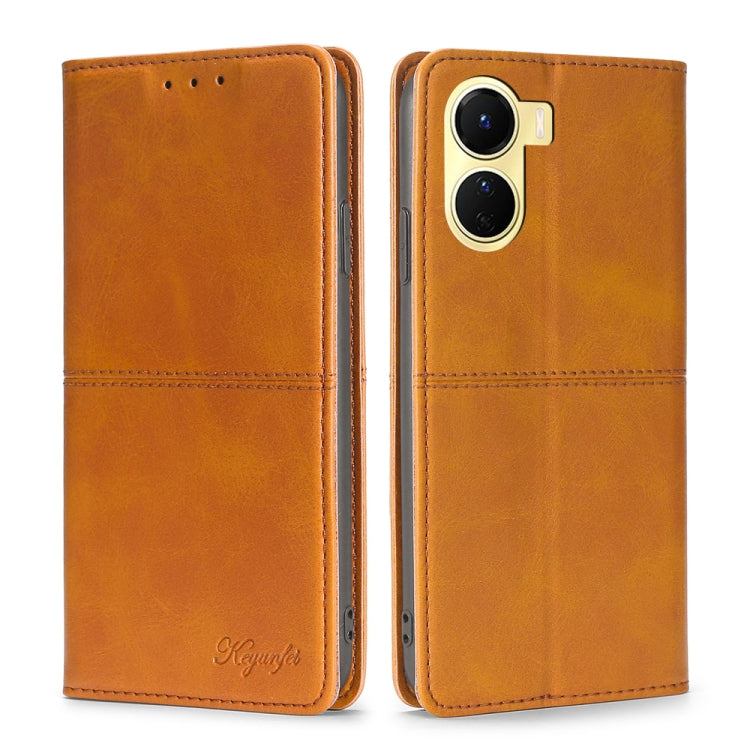Cow Texture Magnetic Leather Phone Case, For OPPO A17, For Realme C33 4G, For vivo T1 Snapdragon 680/iQOO Z6 44W, For vivo V25 5G/V25e 5G, For vivo Y16 4G/Y02s 4G, For Sharp Aquos sense7 Plus, For Xiaomi Civi 2 5G, For Xiaomi Poco M5 4G