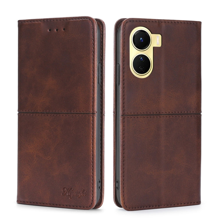 Cow Texture Magnetic Leather Phone Case, For OPPO A17, For Realme C33 4G, For vivo T1 Snapdragon 680/iQOO Z6 44W, For vivo V25 5G/V25e 5G, For vivo Y16 4G/Y02s 4G, For Sharp Aquos sense7 Plus, For Xiaomi Civi 2 5G, For Xiaomi Poco M5 4G