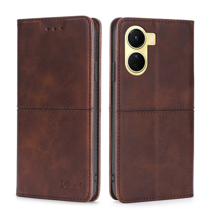 Cow Texture Magnetic Leather Phone Case, For OPPO A17, For Realme C33 4G, For vivo T1 Snapdragon 680/iQOO Z6 44W, For vivo V25 5G/V25e 5G, For vivo Y16 4G/Y02s 4G, For Sharp Aquos sense7 Plus, For Xiaomi Civi 2 5G, For Xiaomi Poco M5 4G