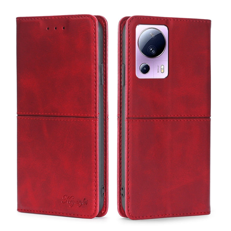 Cow Texture Magnetic Leather Phone Case, For OPPO A17, For Realme C33 4G, For vivo T1 Snapdragon 680/iQOO Z6 44W, For vivo V25 5G/V25e 5G, For vivo Y16 4G/Y02s 4G, For Sharp Aquos sense7 Plus, For Xiaomi Civi 2 5G, For Xiaomi Poco M5 4G