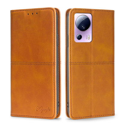 Cow Texture Magnetic Leather Phone Case, For OPPO A17, For Realme C33 4G, For vivo T1 Snapdragon 680/iQOO Z6 44W, For vivo V25 5G/V25e 5G, For vivo Y16 4G/Y02s 4G, For Sharp Aquos sense7 Plus, For Xiaomi Civi 2 5G, For Xiaomi Poco M5 4G