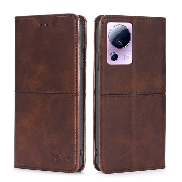 Cow Texture Magnetic Leather Phone Case, For OPPO A17, For Realme C33 4G, For vivo T1 Snapdragon 680/iQOO Z6 44W, For vivo V25 5G/V25e 5G, For vivo Y16 4G/Y02s 4G, For Sharp Aquos sense7 Plus, For Xiaomi Civi 2 5G, For Xiaomi Poco M5 4G