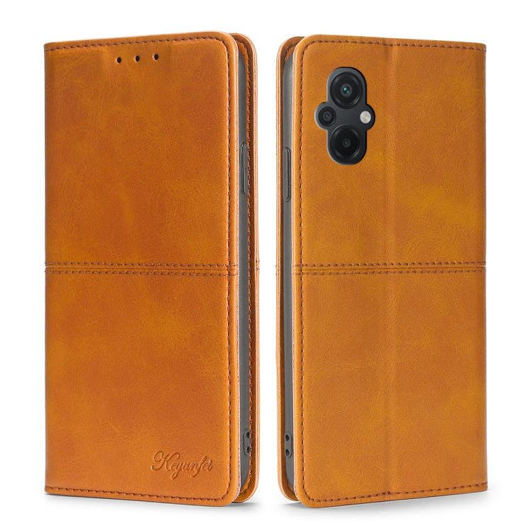 Cow Texture Magnetic Leather Phone Case, For OPPO A17, For Realme C33 4G, For vivo T1 Snapdragon 680/iQOO Z6 44W, For vivo V25 5G/V25e 5G, For vivo Y16 4G/Y02s 4G, For Sharp Aquos sense7 Plus, For Xiaomi Civi 2 5G, For Xiaomi Poco M5 4G