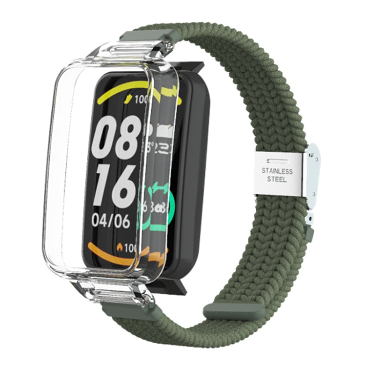Braided Nylon Buckle Integrated Watch Band, For Xiaomi Mi Band 7 Pro