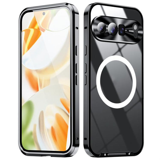 MagSafe Magnetic Frosted Metal Phone Case, For Google Pixel 10 Pro XL, For Google Pixel 10 Pro, For Google Pixel 10, For Google Pixel 9 Pro XL, For Google Pixel 9 Pro, For Google Pixel 9, For Google Pixel 8a, For Google Pixel 8 Pro, For Google Pixel 8
