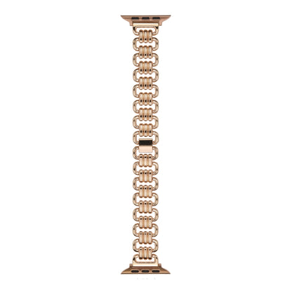 U-chain Metal Watch Band, For Apple Watch Ultra 49mm / Series 8&7 45mm / SE 2&6&SE&5&4 44mm / 3&2&1 42mm, For Apple Watch Series 8&7 41mm / SE 2&6&SE&5&4 40mm / 3&2&1 38mm