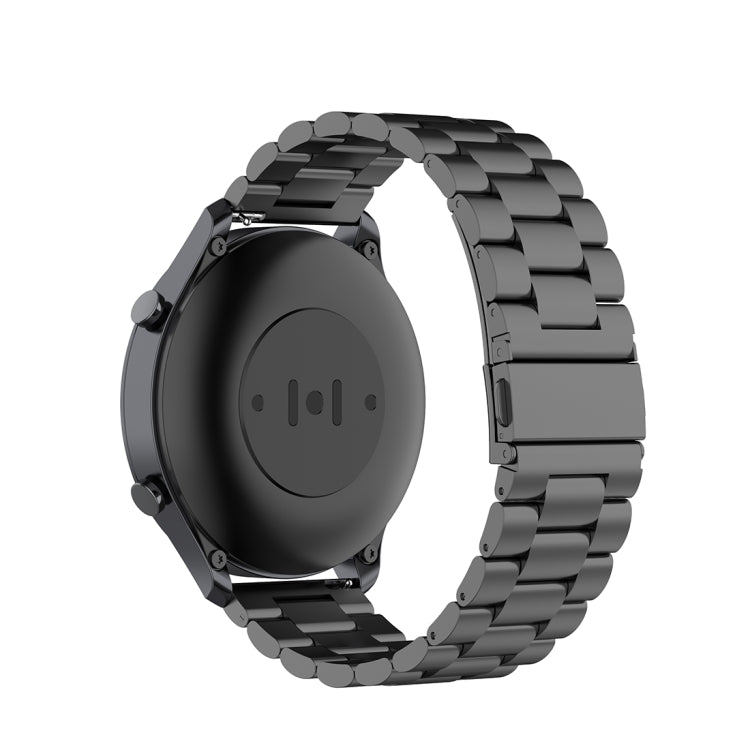 For Xiaomi Watch Color 22mm Three Beads Steel Wrist Strap Watchband