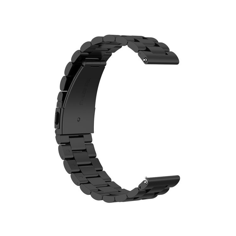 For Xiaomi Watch Color 22mm Three Beads Steel Wrist Strap Watchband