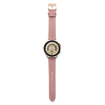 Unusual Fluted Leather Watch Band, 20mm, 22mm