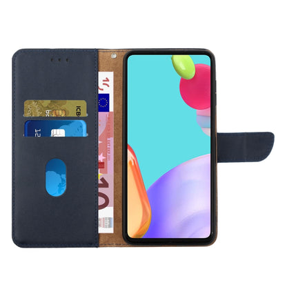 Genuine Leather Fingerprint-proof Flip Phone Case, For Motorola Moto E22s, For Realme 9i 5G, For Realme 10 Pro+