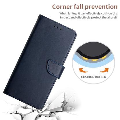 Genuine Leather Fingerprint-proof Flip Phone Case, For Motorola Moto E22s, For Realme 9i 5G, For Realme 10 Pro+