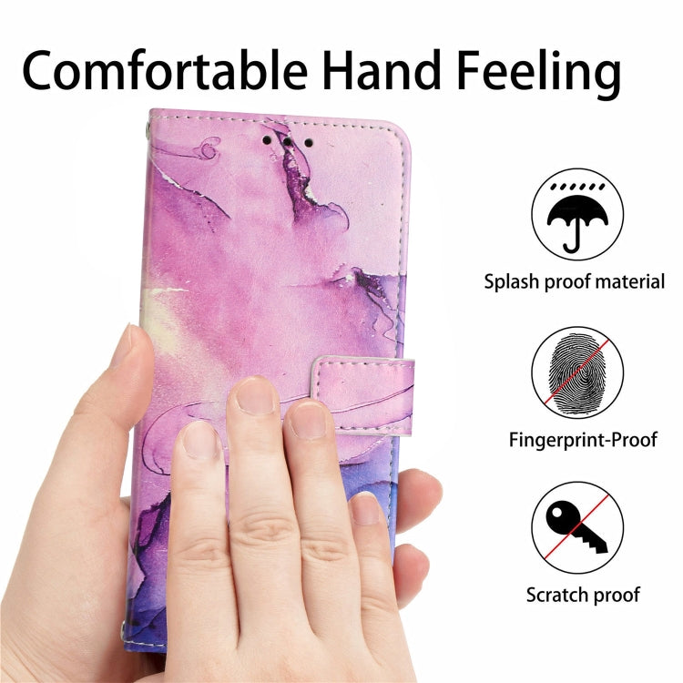 Crossbody Painted Marble Pattern Leather Phone Case, For Tecno Camon 19 Neo, For Tecno Camon 19 Pro 5G, For Tecno Camon 19/19 Pro, For Tecno Spark 9 Pro, For Tecno Spark 9T, For Tecno Pova 2, For Tecno Pova 3