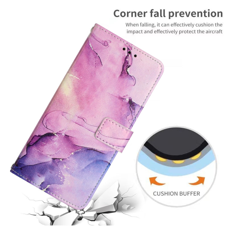 Crossbody Painted Marble Pattern Leather Phone Case, For Tecno Camon 19 Neo, For Tecno Camon 19 Pro 5G, For Tecno Camon 19/19 Pro, For Tecno Spark 9 Pro, For Tecno Spark 9T, For Tecno Pova 2, For Tecno Pova 3