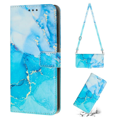 Crossbody Painted Marble Pattern Leather Phone Case, For Tecno Camon 19 Neo, For Tecno Camon 19 Pro 5G, For Tecno Camon 19/19 Pro, For Tecno Spark 9 Pro, For Tecno Spark 9T, For Tecno Pova 2, For Tecno Pova 3
