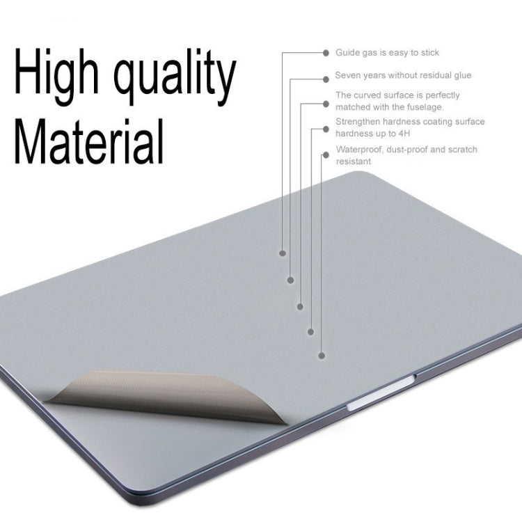 4 in 1 Upper Cover Film + Bottom Cover Film + Full-support Film + Touchpad Film Laptop Body Protective Film Sticker, For Retina 12 inch A1534, For Pro 13.3 inch A2159, For Air 13.3 inch A1466, For Pro Retina 13.3 inch A1425, For Pro 15.4 inch A1707����...