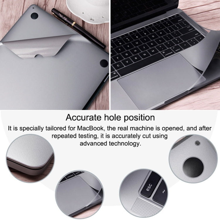 4 in 1 Upper Cover Film + Bottom Cover Film + Full-support Film + Touchpad Film Laptop Body Protective Film Sticker, For Retina 12 inch A1534, For Pro 13.3 inch A2159, For Air 13.3 inch A1466, For Pro Retina 13.3 inch A1425, For Pro 15.4 inch A1707����...